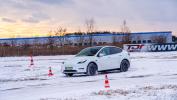 Tesla Model Y - test na Torze Łódź