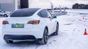 Tesla Model Y - test na Torze Łódź