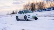 Tesla Model Y - test na Torze Łódź