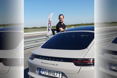 Rafał Pacześ, Stand-up za kierownicą Porsche Panamera Turbo S