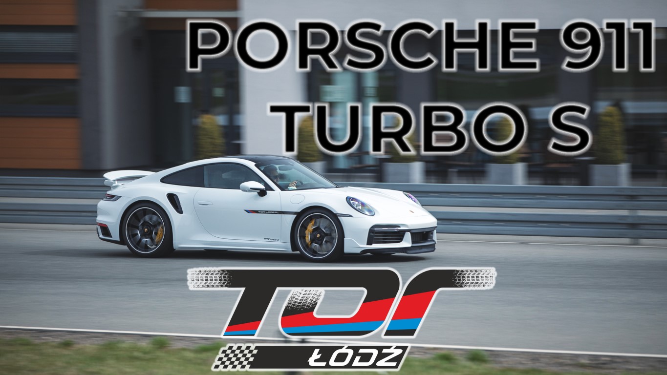 Porsche 911 Turbo S - szybki przejazd pokazowy na torze