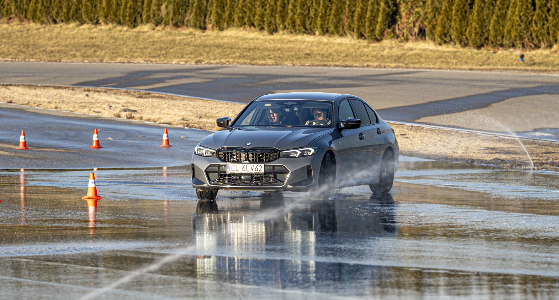 BMW M340i xDrive - test na torze i płytach poślizgowych ODTJ Tor Łódź